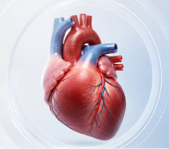 Anatomical heart illustration